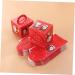 24pcs Box Christmas Party Favor Christmas Cookie Container Christmas Bags Packing Box Candy Box 24pcs Red - Buy Online on GoSupps.com