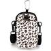 COOWOON GASSI BACK DOG Crossbody Bag - Dog Walking Essential with Poop Bag Dispenser Ideal for Toys & Accessories - Stylish White Leopard Design - Buy Online on GoSupps.com