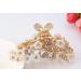 Vintage Metal Rhinestone Hair Claw with Imitation Pearl - Large Size Hair Clip for Women (Gold-A) - Buy Online on GoSupps.com