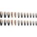 French Tip Press on Nails - Long T Press On Nails with Nail Tips Black V Double Snake Flash diamond False Nail French Shining Powder Design press on nails Acrylic False Nails Cute Artificial Nails - Buy Online on GoSupps.com