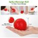 Odoland 5 in 1 Fascia Roll Set - Foam Roller (45x14cm) & Massage Balls for Muscle Recovery & Soreness Relief - International Shipping Available - Buy Online on GoSupps.com
