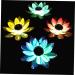 Artificial Outdoor Plants Garden Fountain Water Lily Light Flower Decorations Decoration Lights Outdoor Pool Decoration Light Outdoor Flower Lights Solar Powered LED Night Light (As Shown) - Buy Online on GoSupps.com