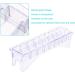 Rectangular Plastic Blade Organizer for 10 Blades Clipper Comb Holder Storage Case Rack 10 Grid Base for Hair Clipper Limit Comb Guide Comb Storage Organizer - Buy Online on GoSupps.com