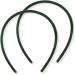 Topkids Accessories 2x Thin Velvet Hair Bands Headbands Alice Bands Head Bands Hairbands Women Adult Girls Wedding Bride Fashion Luxury Comfortable 1cm 0.4" (Bottle Green) - Buy Online on GoSupps.com