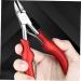 Mikinona 1pc Nail Clippers Nail Kit Nail Tool Skin Pliers Nail Grooming Plier Manicure Nipper Pedicure Kit Bevel Trimmer Groove Clamp Stainless Steel Red Modify Dead Skin Scissors - Buy Online on GoSupps.com