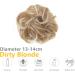 Norhogo Messy Hair Buns Extensions Curly Wavy Hair Extension Curly Wavy Messy Synthetic Bun Hairpiece for Women Thick Hair Pieces Wavy Curly Ponytail (Dirty Blonde) - Buy Online on GoSupps.com