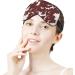 Cowhorse Print Sleep Mask for Women | Adjustable Brown Spots Eye Shades with Elastic Strap - Perfect for Travel & Rest - Buy Online on GoSupps.com
