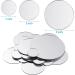 Jetec Mini Round Mirror Set for DIY Crafts - 1/2/3 Inch Adhesive Craft Mirror Tiles - Buy Online on GoSupps.com