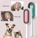 SXIIO 2-in-1 Animal Hair Removal Comb with Water Tank | Multifunctional Cat & Dog Brush for Undercoat Care Massage & Fur Cleaning - Ideal for Short & Long Haired Pets - Buy Online on GoSupps.com