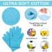JIAHAO Moisturizing Spa Gloves and Socks for Dry Feet Thermoplastic Gel Repair to Heal Eczema Cracked Skin Calluses Cuticles Gel Lining Infused with Essential Oils Vitamins to Soften Skin - Buy Online on GoSupps.com