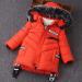 Odziezet Baby Boy Down Coat - Kids Hooded Puffer Jacket, Orange, 4-5 Years - Buy Online on GoSupps.com