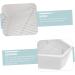 SEWOART Rabbit Toilet Guinea Pig Potty Trainer Pet Toilet Supply Bunny Restroom Bunny Toilet Ceramics White - Buy Online on GoSupps.com