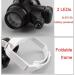 Lighted Headset Magnifying Glasses with 2Led Lights Head-Free Magnifier Loupe for Electronics Eyelash Crafts Jewelry Circuit Watch Repair 10X 15X 20X 25X a/A Interesting Life Fashionable - Buy Online on GoSupps.com