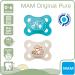 MAM Original Skin Soft Silicone Pacifier PURE 0-6 Unisex - Set of 4 with Sterilization Transport Boxes | International Shipping Available - Buy Online on GoSupps.com