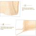 NULYLU 6pcs Soap Bag Exfoliating Soap Pocket Soap Mesh Pouch Soap Holder Bag Bar Soap Holder Ramie Beige - Buy Online on GoSupps.com