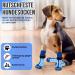 Buy Eyein Double-Sided Anti-Slip Dog Socks - 3 Pairs Soft Protection with Adjustable Velcro Ideal for Hardwood Floors - Size L Blue - Buy Online on GoSupps.com