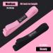 GAIYAH FITNESS Long Fabric Resistance Bands Set for Women - Pink/Black-2 - Buy Online on GoSupps.com