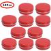 Chictry 10 PCS Aluminum Cream Cans - Empty Cosmetic Containers with Screw Cap for Lip Balm & Beauty Products (30ml Red) - Buy Online on GoSupps.com