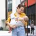 Adjustable Mesh Baby Wrap Carrier and Ring Sling - Gray | For Newborns, Infants, Kids, and Toddlers - Buy Online on GoSupps.com