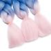 Buy Tess Braids Extensions - 60cm Jumbo Kanekalon Hair Braids (3 Pack: Black/Blue/Pink) for Box Braids - 100g Bundles - Ombre Hair Extensions - Buy Online on GoSupps.com