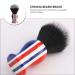 Lurrose Beard Brush | Nylon Bristles Shaving & Facial Cleansing Brush for Home & Salon | International Shipping Available - Buy Online on GoSupps.com