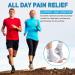 HUEGLO Plantar Fasciitis Compression Socks - 4 Pairs for Ankle Support and Pain Relief - Buy Online on GoSupps.com
