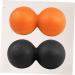 Buy PartyKindom 2pcs Yoga Ball & Lacrosse Ball Muscle Roller | Double Peanut Massage Ball for Ultimate Relief - International Shipping Available - Buy Online on GoSupps.com