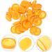 100pcs Reusable Finger Cots - Portable Protective Cover for Finger Pain Relief | Nitrile Joint Covers - Yellow 6.5X2.5cm - Buy Online on GoSupps.com