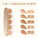 5 Colors Contouring Palette - Professional Highlighter & Blemish Makeup - Sleek Cosmetics for Flawless Foundation - Buy Online on GoSupps.com