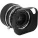 Haoge Square Metal Lens Hood for Voigtlander 35mm f2 Ultron & 21mm f3.5 Color Skopar - Hollow Out Design - Buy Online on GoSupps.com