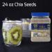 Golden Crown White Chia Seeds - 100% Natural, Kosher, Gluten-Free, Non-GMO, Vegan - 24 Oz - Buy Online on GoSupps.com