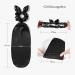 LilySilk 100% Silk Sleeping Hat & Scrunchies 2-in-1 | Adjustable Black Silk Hair Ties for Long Hair - Buy Online on GoSupps.com