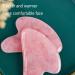 8.2cm Gua Sha Facial Tool - Natural Pink Crystal Scraping Board for Spa & Beauty | Universal Scraping Massage Tool for Face Eyes Neck Body - Buy Online on GoSupps.com