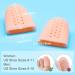 Buy Welnove 10x Toe Caps - Breathable Toe Protection for Large Toes Corns Bubbles & Ingrown Toenails (Beige) - Premium Quality Toe Sleeves - Buy Online on GoSupps.com