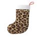 Ffexs Parrot New Year Christmas Socks Velvet Christmas Socks One Size Leopard Print Leopard Print