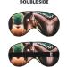 SSIMOO Two Horses Soft Sleep Eye Mask - Breathable Travel Eye Patch for Women Perfect for Relaxation Black - Buy Online on GoSupps.com