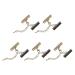 uxcell 20Sets Ribbon Crimp Clamp Ends with Lobster Claw Clasps & Extension Chain  25mm Cord End Clasps for DIY Craft Making  Bronze Tone 25mm Bronze Tone