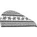 Ethnic Turtle Striped Coral Velvet Dry Hair Cap - Unisex Towel Wrap for Bathroom Pool Party Beach & Home | Fast International Shipping - Buy Online on GoSupps.com