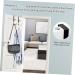 CIYODO 2pcs Hangers Towel Hook Over Door Clothes Hanger Rack Door Organizer Hook Hat Hooks Back Mount Blush Black 17.00X9.00X8.00CM - Buy Online on GoSupps.com