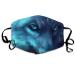 Blue Wolf Anti Dust Half Face Mouth Mask Unisex Cotton Warm Fashion Adjustable Washable Mask