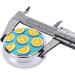 Portable Lemon Wedges Round Pill Box - 3 Compartment Organizer for Travel | Travel-Friendly Pill Storage - Buy Online on GoSupps.com