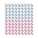 100x Mini Acrylic Pacifiers for Baby Showers