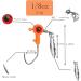 25PCS 1/8 oz Painted Jig Heads with Eye Ball Hooks for Bass/Crappie Fishing - Buy Online on GoSupps.com
