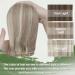 Buy Hetto Clip-In Real Hair Extensions - Ash Blonde Highlights 120g 55cm - 100% Remy Human Hair - Buy Online on GoSupps.com