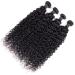 Jerry Curly Brazilian Virgin Hair 12A Grade 4 Bundles 20-26 inch Natural Black - Unprocessed Curly Wave Extensions | 100g/pc - Buy Online on GoSupps.com