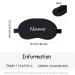 Personalized Name Sleep Mask - Custom Blackout Eye Mask for Night Sleeping and Travel - Customizable Elastic Cord - Ideal for Women and Men - Buy Online on GoSupps.com