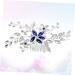 FRCOLOR Flower Hair Comb 1pc Pearl Wedding Comb Combs for Women Hair Barrettes for Women Tiara Comb for Bridal Alloy Comb Hair Comb Dress Bride Bridal Hair Comb - Buy Online on GoSupps.com