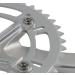 WEERAS Urban Folding Bicycle Crank Set - 46T 130BCD 170mm Single Speed Crankset (Silver) - Buy Online on GoSupps.com