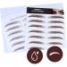 Housoutil 4pcs Eyebrow Stickers Eyebrow Transfer Sticker 6d Hair-like Eyebrows Stickers 4d Post Paper Make up 21x15cm Brown - Buy Online on GoSupps.com