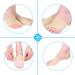 GOTOTOP Bunion Corrector Relief Pads - 2pcs Toe Separator Spacer Gel Straightener for Women and Men - Buy Online on GoSupps.com